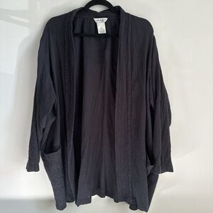 Kimono style black cardigan